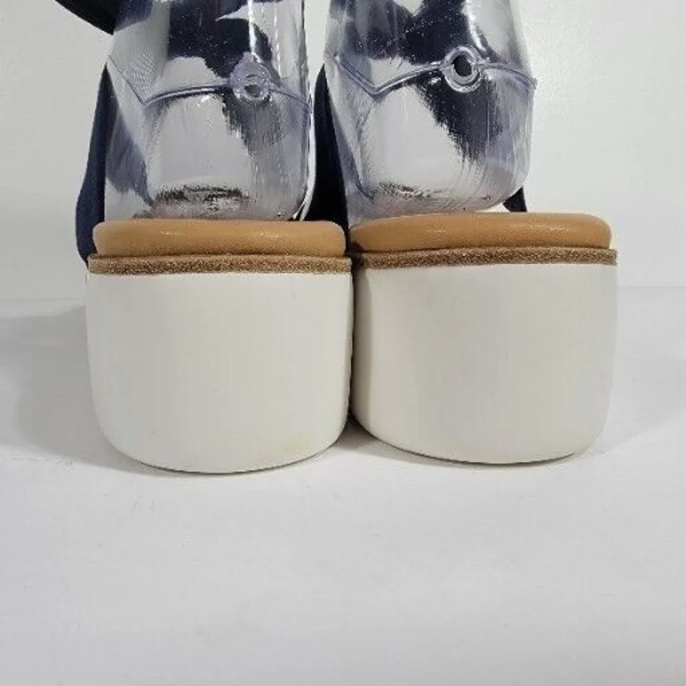 Corso Como Blayke Women's Sandals Blue Ankle Wrap Size 8M